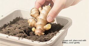 how to plant ginger