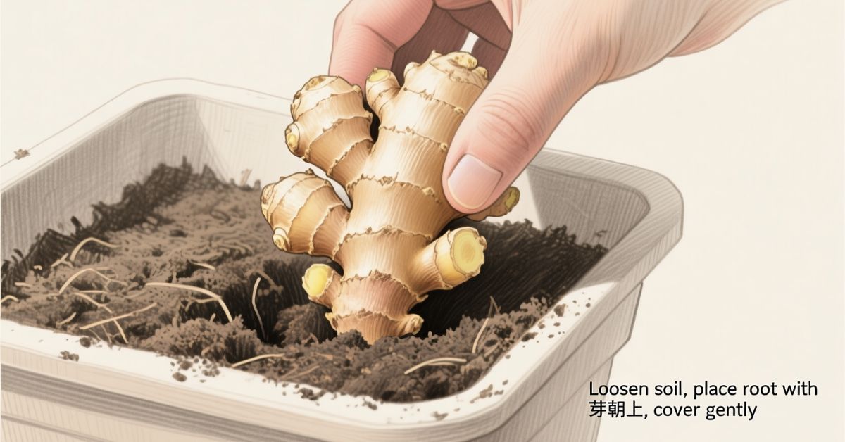 how to plant ginger