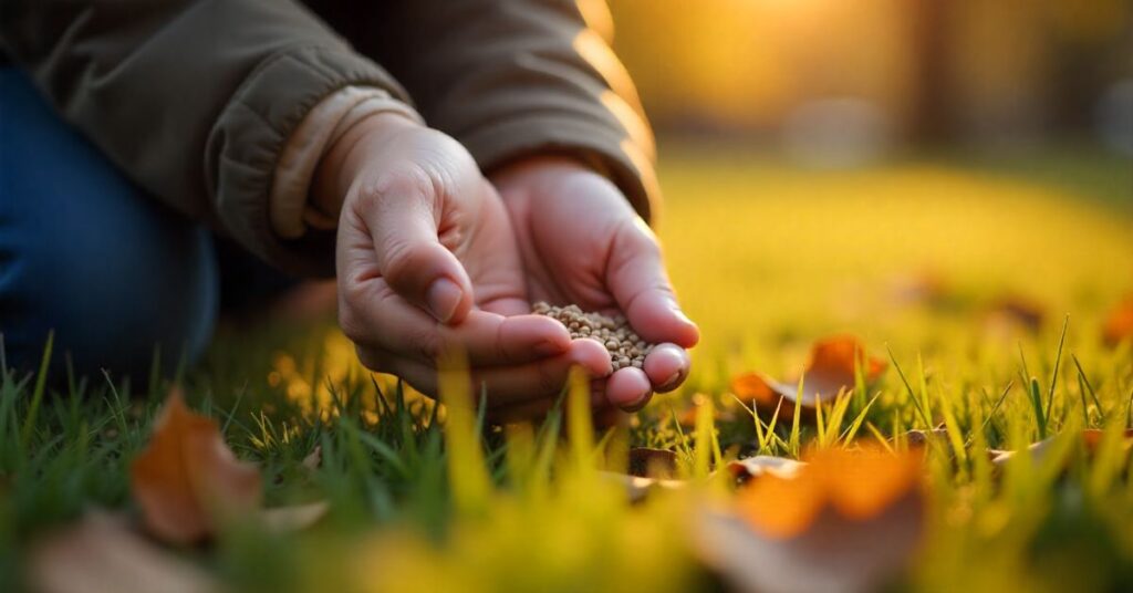 planting grass seed in autumn