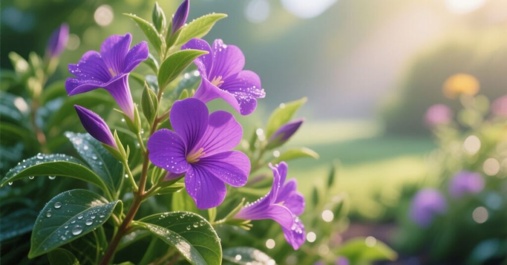 plant with purple flower