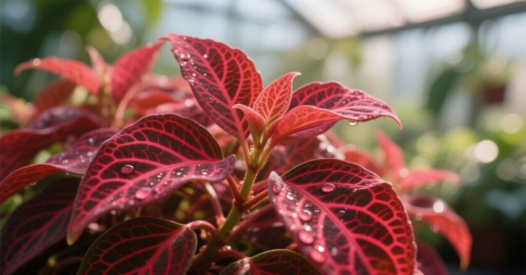 plant with red leaves