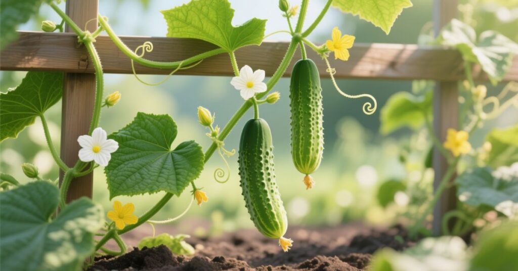 Japanese  cucumber plant