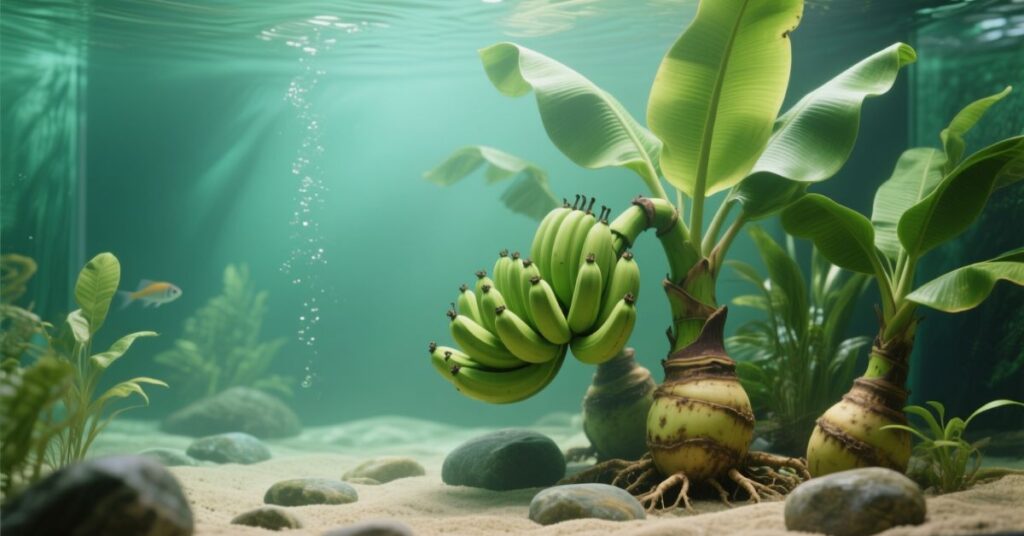 banana aquarium plant