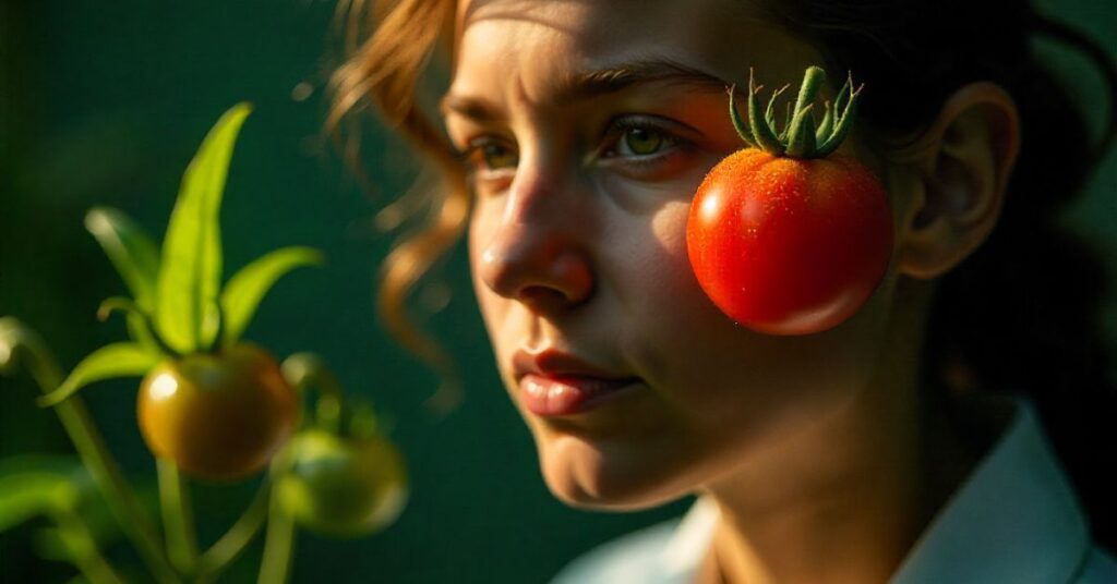 blossoms on tomato plant