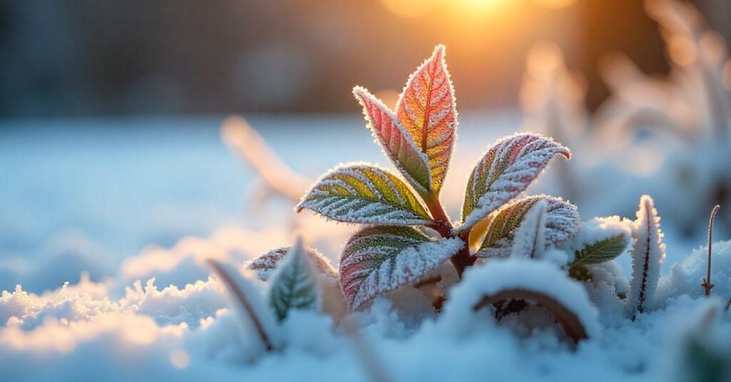 Green Pink Leaf Plant