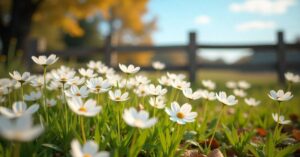 white cosmos plant