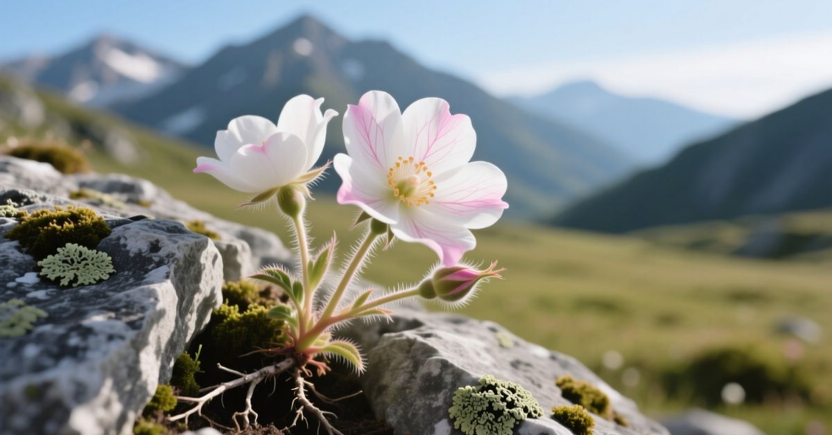 white rock rose plant