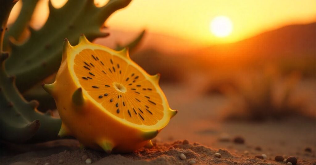 yellow dragon fruit plant