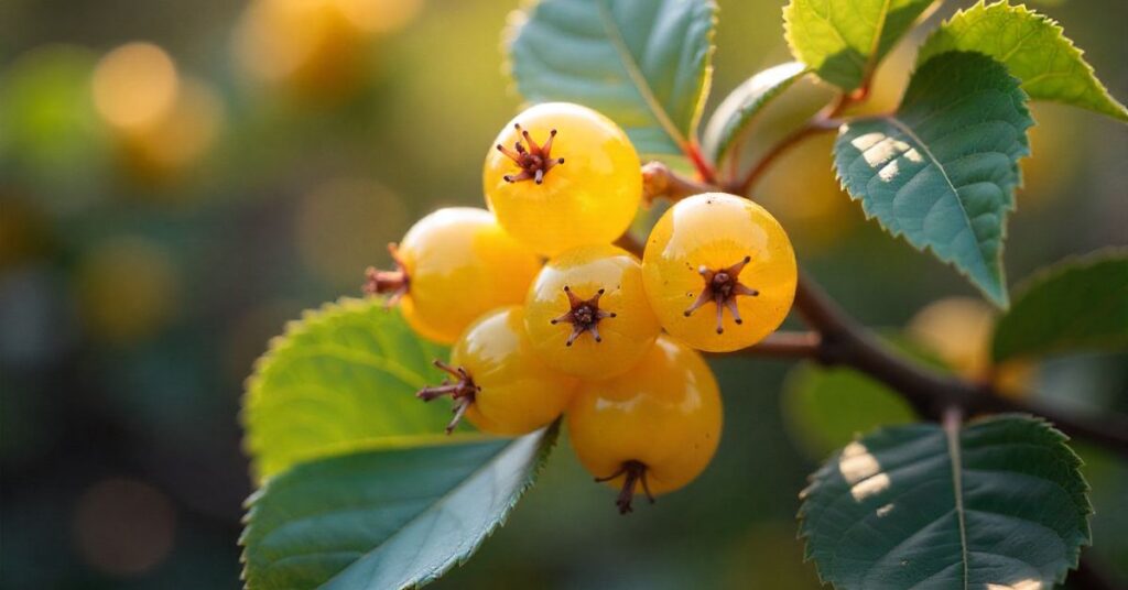 yellow gooseberry plant