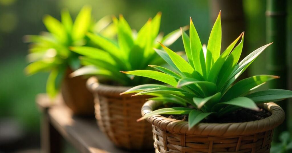  Bamboo Plants in Pots
