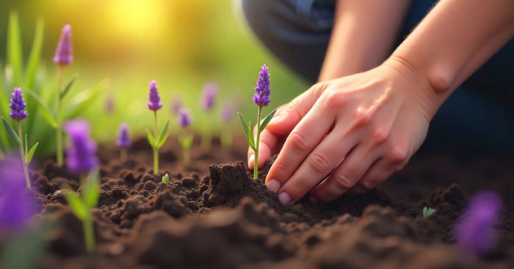 PLANTING lavender seeds