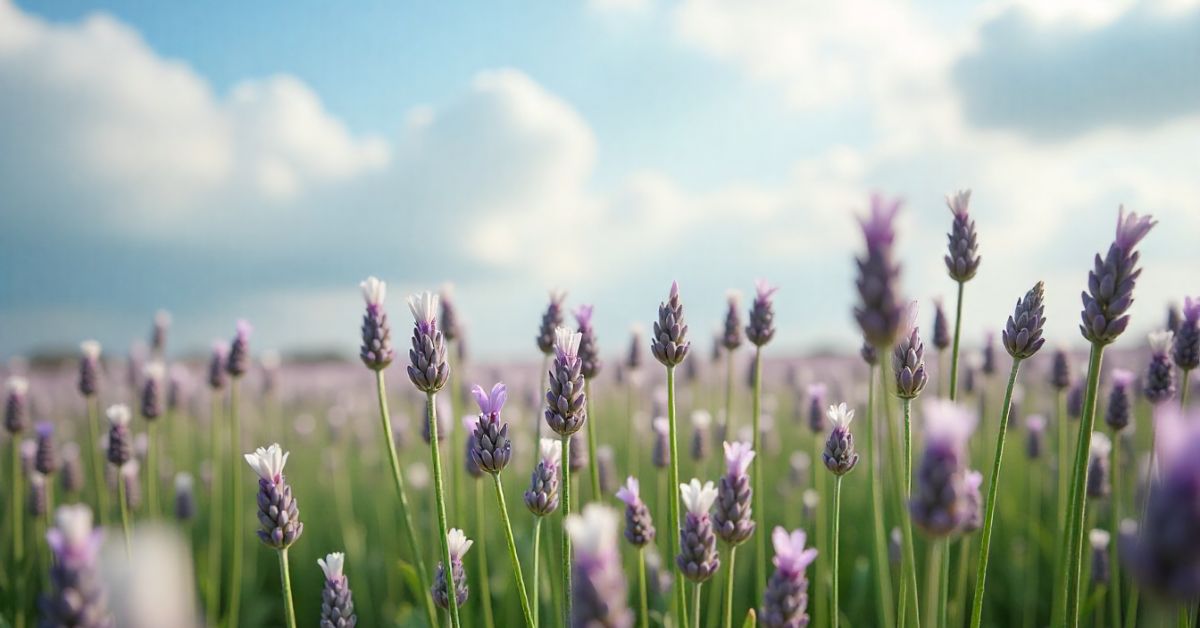 white lavender plant