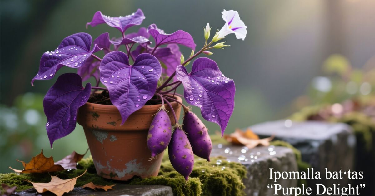 purple sweet potato plant